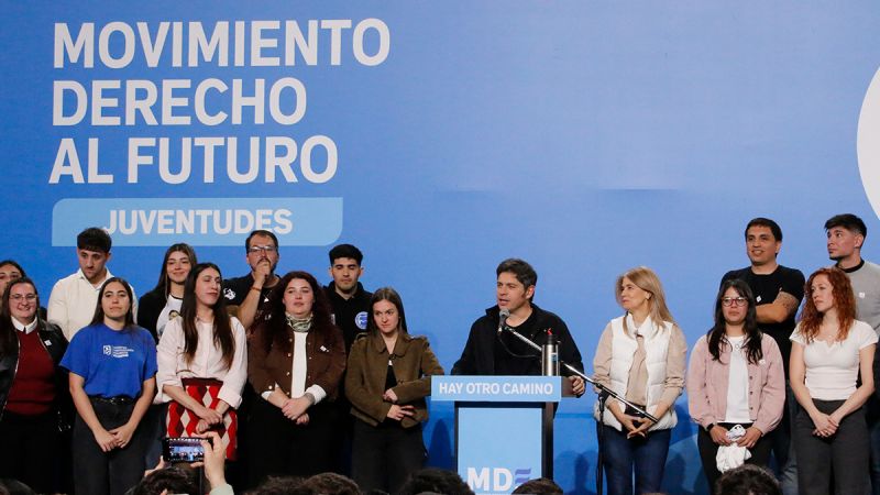Kicillof lanzó la rama juvenil de MDF y llamó a construir una alternativa para 2027
