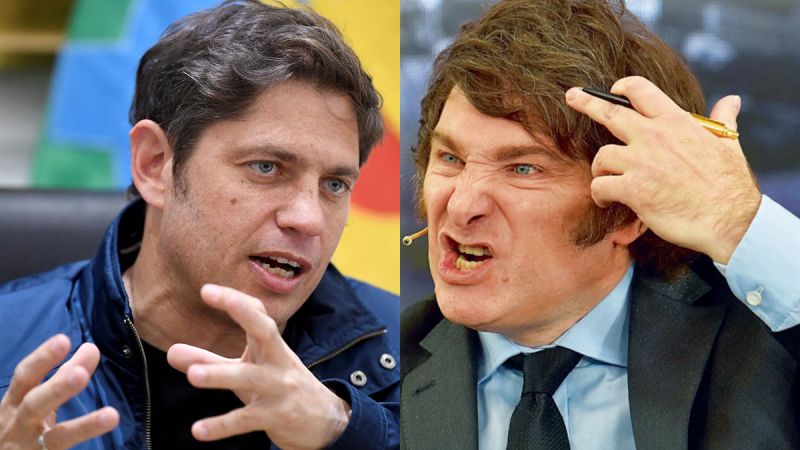 Milei salió a defender su gestión económica y Kicillof volvió a cruzarlo