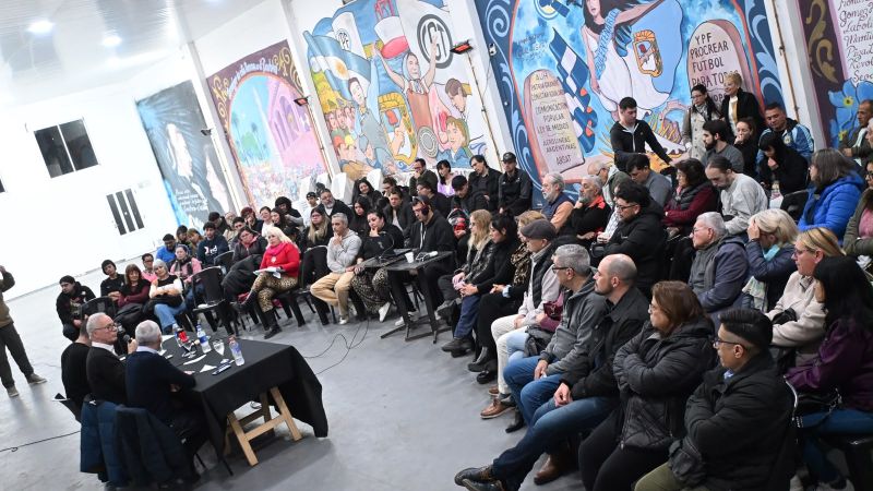 Berisso: quedó inaugurada la Escuela Justicialista con una charla de Daniel Gollán