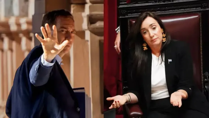 Escala la interna libertaria: fuerte cruce entre Victoria Villarruel y Diego Santilli
