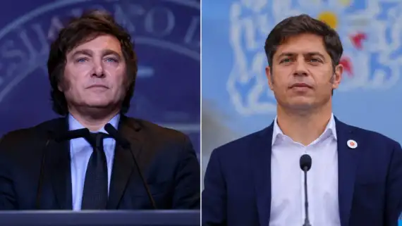 Encuesta en el conurbano: Kicillof le gana a Milei en 21 municipios y el Presidente se impone en el norte