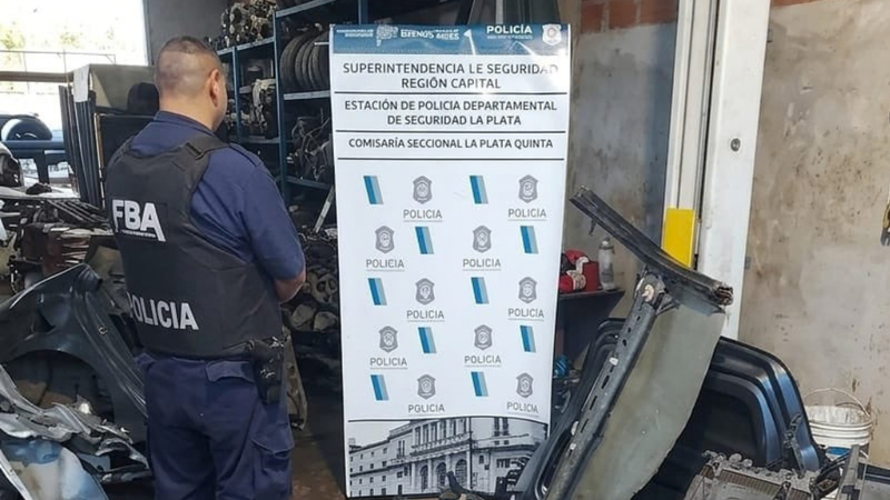 Clausuraron un taller mecánico y secuestraron autopartes durante un operativo