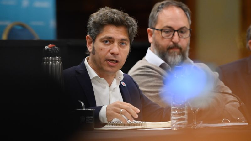 Kicillof reunió en La Plata a referentes del sector nuclear y cuestionó la política del Gobierno nacional