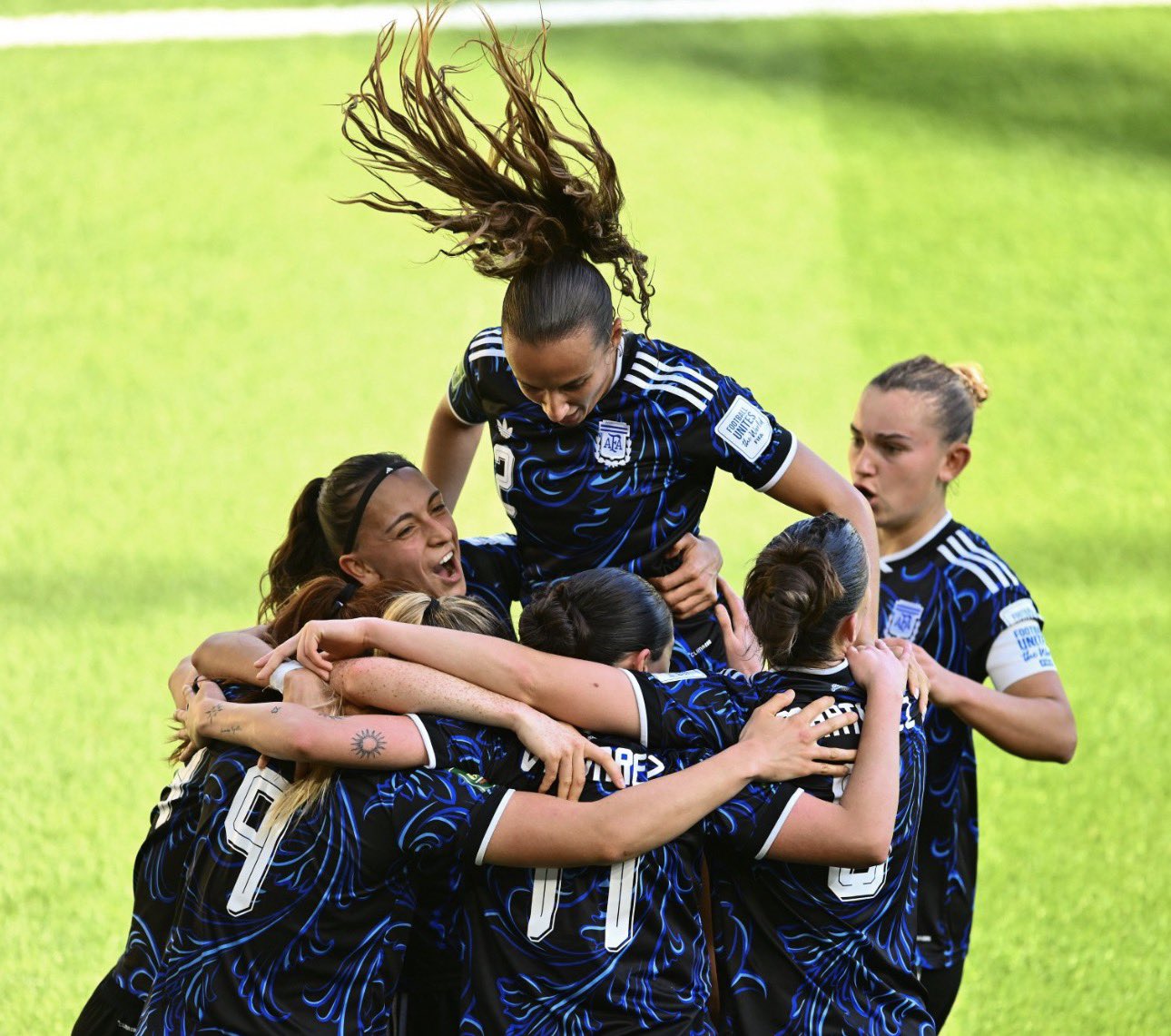 Goleada histórica de Argentina: la Sub 20 femenina aplastó 8-0 a Benín