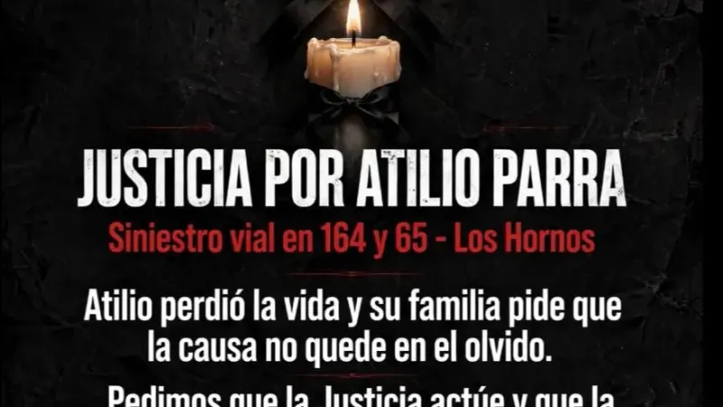 Marcha en Olmos para pedir justicia por un accidente de tránsito fatal