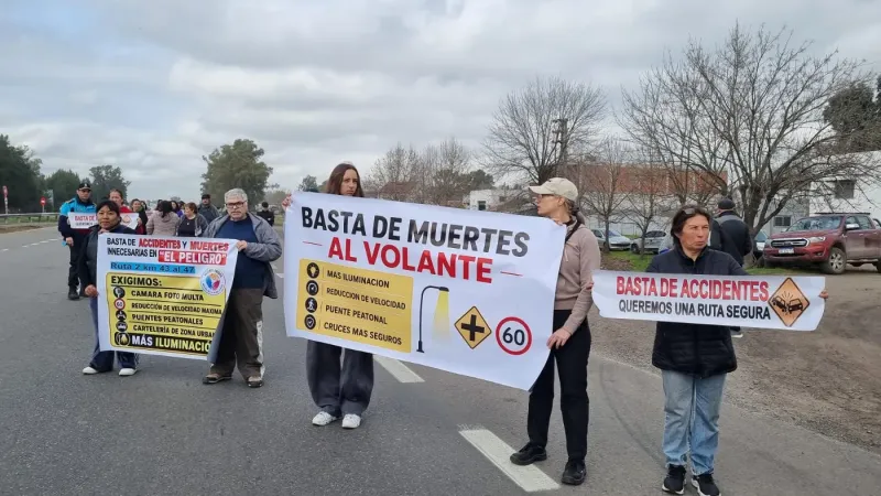 Ruta 2: seis muertes en lo que va del año y preocupación entre los vecinos de El Peligro