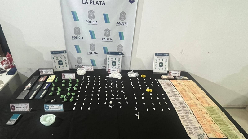Allanaron dos casas en Tolosa por un operativo amtidrogas