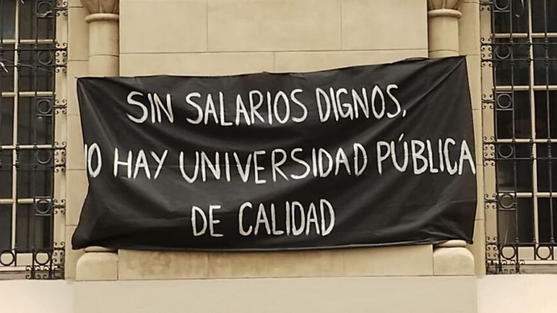 Paro de 72 horas en la UNLP: docentes profundizan el reclamo por salarios y financiamiento
