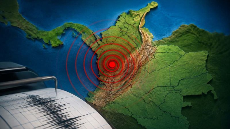Alerta en Colombia: fuerte sismo de 4,6 sacudió Chocó y ya son cinco los movimientos registrados