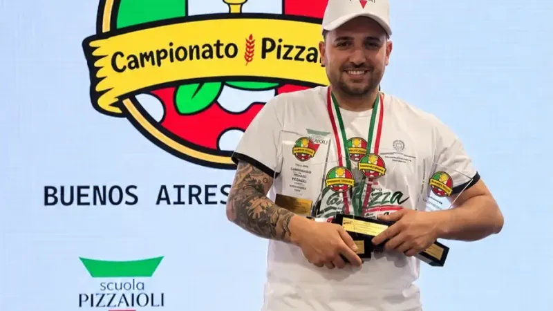 De Berisso a La Rural: cinco premios para las pizzas de Lauro