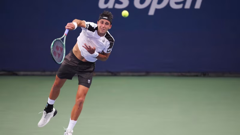 US Open: el platense Tomás Etcheverry busca avanzar a la tercera ronda