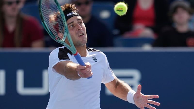 Tomás Etcheverry quedó eliminado del US Open tras una dura batalla en octavos