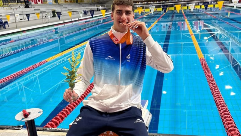 Ulises Cazau ganó el bronce para La Plata en los Juegos Suramericanos